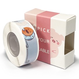 GOGUM D30S Label Maker Paper,Label Print Tape Standard Laminated Office Labeling Tape Replacement for D30S Handheld Label Machine Waterproof Tear Proof 1 Roll 12x40mm/160Pcs Pattern Label (Cosmos B)