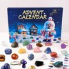 Advent Calendar 2024 for Children Crystals, Pack of 24 Natural