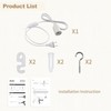 DiCUNO E27 Lamp Holder with Switch, E27 Lamp Base with