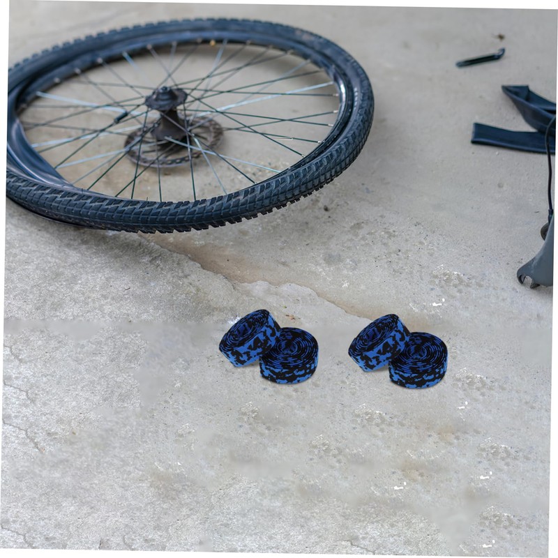 Totority 8pcs Camouflage Bicycle Handlebar Tape Friction Resistant Non Slip