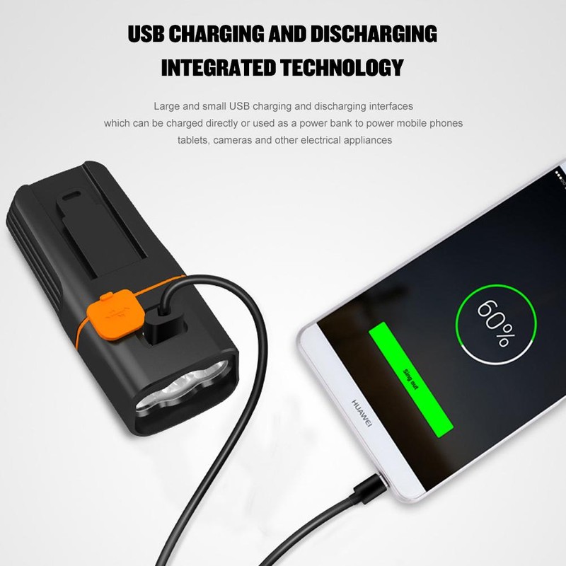 Bike Lights Front and Back Light USB Rechargeable Light for