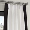 HPD Half Price Drapes PRCT-VC1716-120-FP Pleated Vertical Colorblock Curtain (1