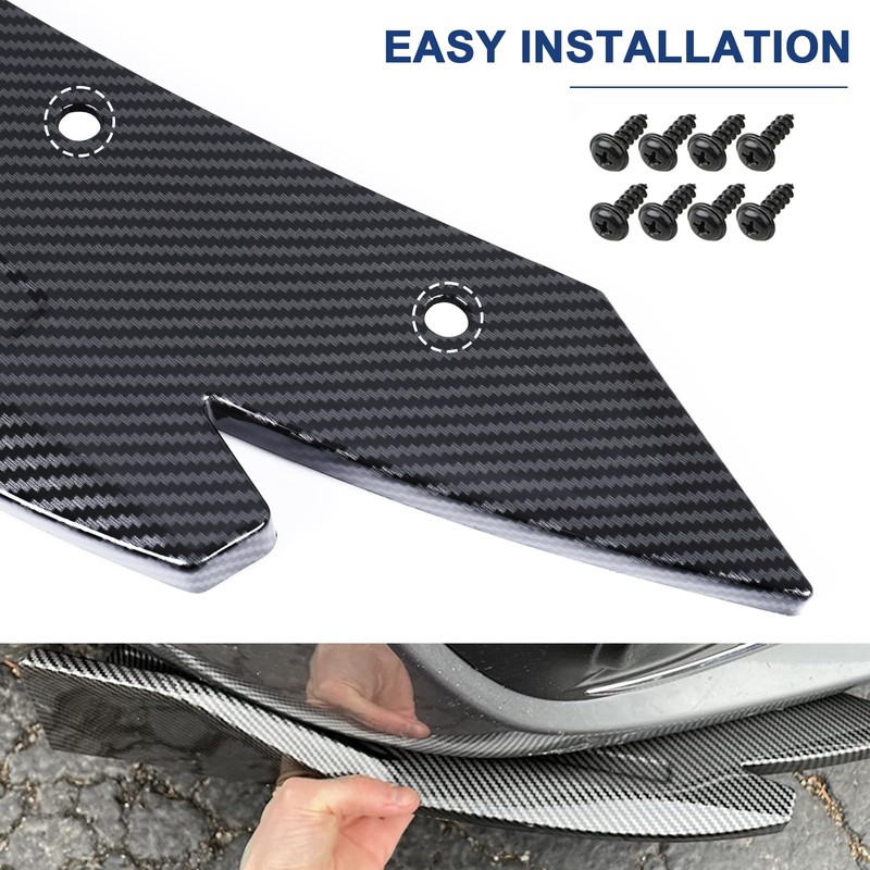 Rear Splitter Canard Protector Fit for 2015-2023 Chevy Camaro SS