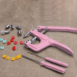 Swiftrans 300 Sets Snap Buttons and Snap Pliers, T5 Plastic Metal Snap Fasteners, Colorful Starter Fasteners Kit Resin Snaps No-Sew Buttons for Sewing Clothing and Crafting with Storage Containers