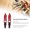 Shovel Mount for Roof Rack, 2pcs Heavy Duty Metal Rubber
