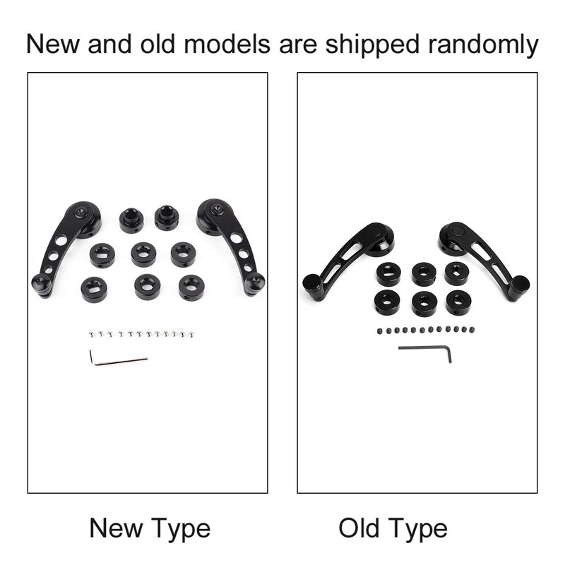 KIMISS Alloy Window Crank Handle for & Cars – 2pcs