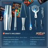 MIXOFLAIR Mixology Bartender Kit with Cocktail Shaker - 9-Piece Bar