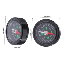 Totority Bike Riding Compass Compact Auto Compass Men's Wristband Watch Survival Camping Essential