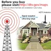 120 Mile High Definition Digital Indoor TV Antenna Smart Signal