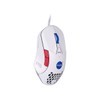 TECHZONE Mouse Gamer RGB NASA Blanco con DPI's Ajustables 800-1600,