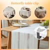 Pack of 10 Stainless Steel Butterfly Tablecloth Clips Silver Tablecloth