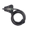 Master Lock Black Python Bike Lock with Key, Adjustable Metal