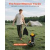 VEVOR Camping Rocket Stove, Wood Burning Portable Rocket Stove with