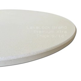 Kamado King, Inc. 15" Outdoor Pizza / Baking Stone for XL Large Big Green Egg Kamado BBQ - THICK