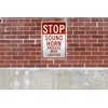 NMC TM70G Traffic Sign, "STOP SOUND HORN PROCEED WITH CAUTION",