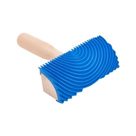 Utoolmart Wood Graining Painting Tool, Art Paint Rubber Wood Graining DIY Tool, for Wall Painting Decoration DIY, MS19A Set, Blue, 1 Pcs