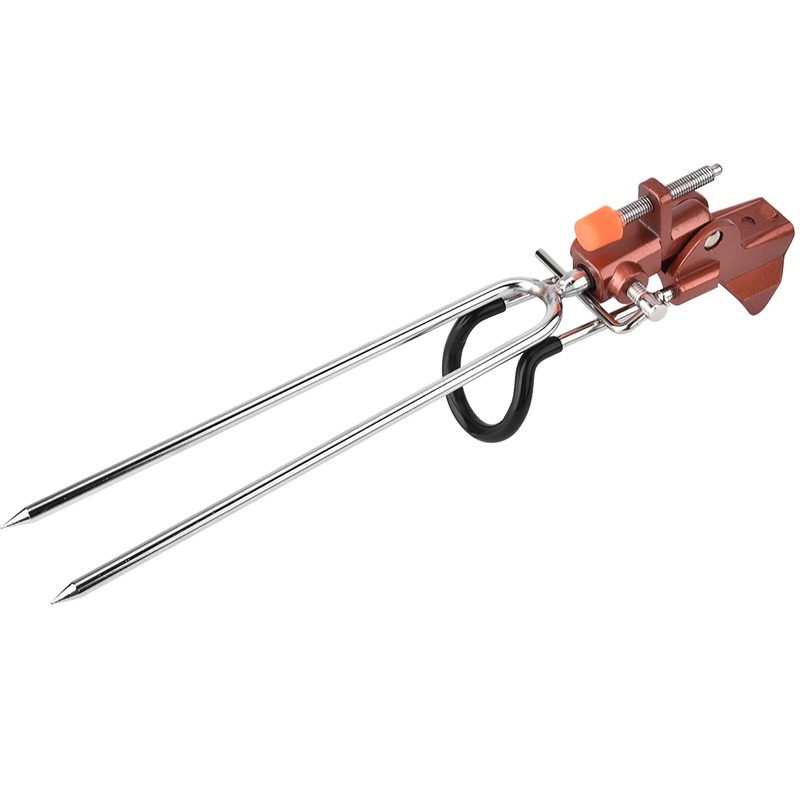 Aluminium Alloy Fishing Pole Tackle Holder Bracket Rod Ground Holder