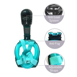 LeWave Snorkel Mask Full Face – Snorkeling Set Anti-Fog