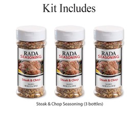 RADA 3 Pack Gluten Free Steak & Chop Seasonings