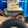Pack of 2 4.10/3.50-4 Inner Tubes for Wheelbarrows, Wheelbarrow Inner