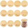 Tessco 12 Pieces Yogurt Jar Lids Inspirational Yogurt Bamboo Lids