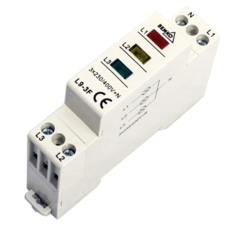 BEMKO L9 L9-3F Indicator Lights 3, 1.8 W, Indicator 1
