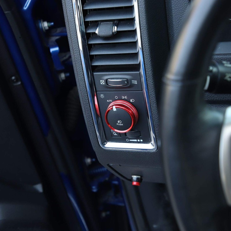 Voodonala for Dodge RAM Aluminum Headlight Headlamp Switch Control Adjustment