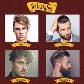 Three Flowers Tres Flores Molding Hair Styling Cream Pomade, For All Hair Types - 6 oz. (2 Pack)