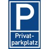 Prolac – 2 x Privatparkplatz Sign – PVC Hard Foam