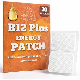 Parches energéticos B12 Plus B12 con metilcobalamina Suministro para 30 días Energía, resistencia y recuperación rápida