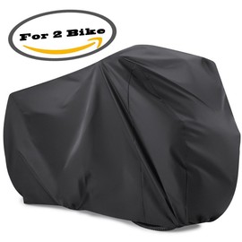 Viaky 2 Bicycle Cover Two Cycle Mountain Bike/Road Bike Rain Cover Outdoor Waterproof and Anti Dust Rain UV Protection