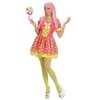 Widmann - Kostüm Candy Girl, Kleid, Lutscher, Karneval, Mottoparty