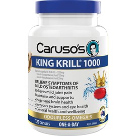 Caruso's Natural Health King Krill 1000mg 120 Capsules