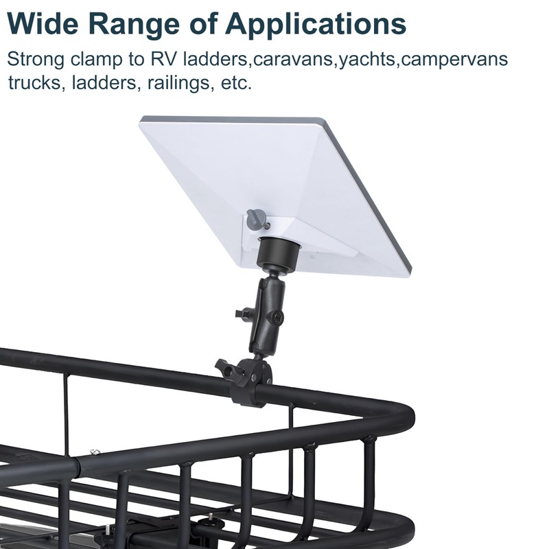 Starlink Mini Mount Kit, Universally Adjustable Angle Clamp Mount for