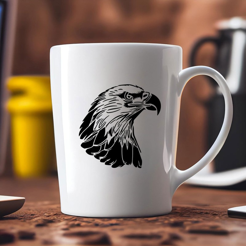 Gzfwthl 11pcs Eagle Stencils Large Reusable 11.8inch Animal Wood Burning