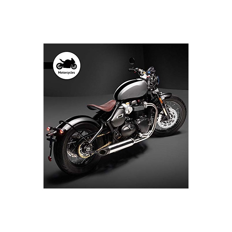 4R Quattroerre.it 10542 Tiras Adhesivas para Coche, Color Negro, 100