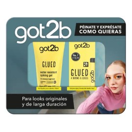Got2b Glued Pack, Gel Fijador 150ml Gel pa cejas 16ml                                                                                                 
