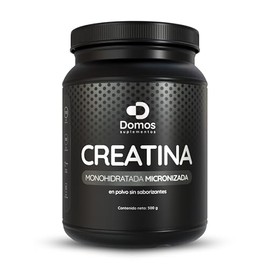 Suplementos Domos - Creatina Monohidratada Micronizada 500 gramos en polvo - Alta Pureza - Sin Sabor - 100 servicios