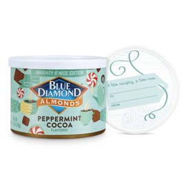 Blue Diamond Almonds, Peppermint Cocoa Holiday Snack Nuts, 6 Oz(Pack of...