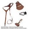 Leather Cameras Straps, Adjustable Shoulder Strap Single Shoulder Leather Harness