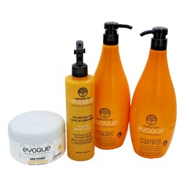 EVOQUE HAIR COLOR PROFESSIONAL SYSTEM-CREAM, SHAMPOO, SPRAY, MASK -READ-(4 PACK)