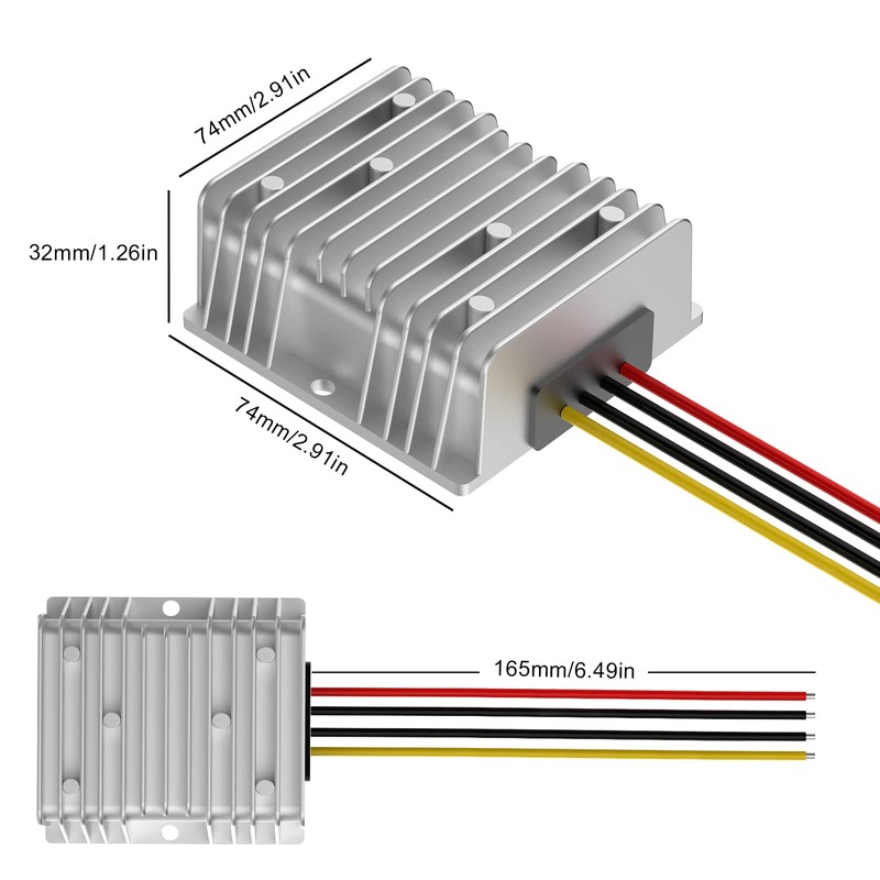 12v to 19v 5A 95W Boost Converter DC Power Adapter,