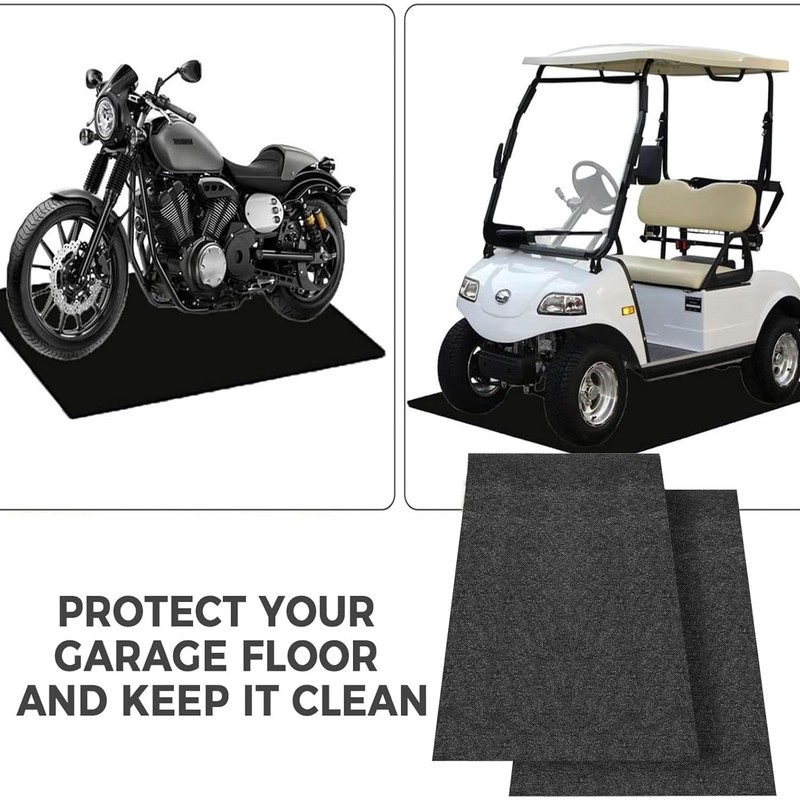 Oil Spill Mat, Garage Floor Mat for Under Car, Absorbent