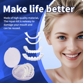 2 Pairs, Adjustable for Men and Women, Regain Confidence Smile, Nature and Comfortable-X002