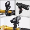 QJLDMaingo Secure Bicycle Flashlight Mount Universal 360° Rotating Light Holder
