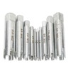 10Pcs Screw Tap Extractor Set Quenched Alloy Steel Broken Screw
