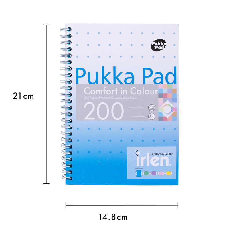 Pukka Pad, Irlen Jotta Pad A5 Notebook 3-Pack – Wire