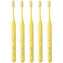 Children's Finishing Brush Oral Care [5 pieces] Mummy 17 S (Soft) Yellow