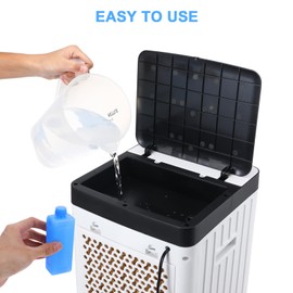 Toddmomy 4pcs Cooler Ice Packs Ice Crystal Boxes Freezer Packs Reusable Camping Long Lasting Ice Blocks Cool Packs for Air Conditioner Fan Hot Weather Lunch Boxes Shipping