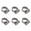 30Pcs Hose Clamps German Style Adjustable 304 Stainless Steel Fuel